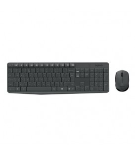 MK235 Teclado RF Wireless Qwertz Suíço Preto
