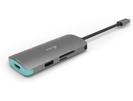 Metal C31NANODOCKPD Base & Duplicador Portas Fios USB 3.2 GEN 1 (3.1 GEN 1) TYPE-C Prateado, Turquesa