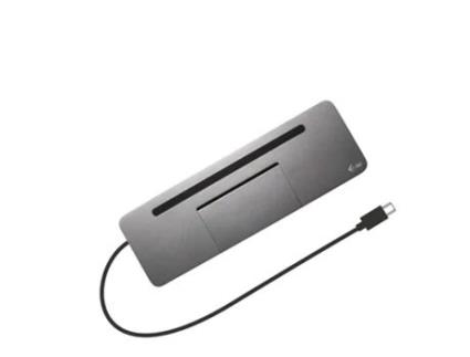 Metal C31FLATDOCKPDPRO Base & Duplicador de Portas com Fios USB 3.2 GEN 1 (3.1 GEN 1) TYPE-C Cinzento