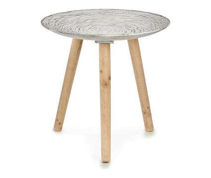 Mesa de apoio Espirais Madeira (40 x 39 x 40 cm)