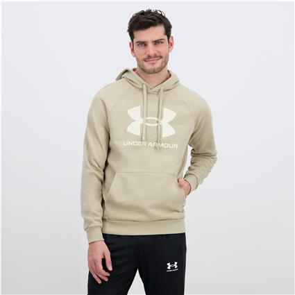 Under Armour Rival - Bege - Sweatshirt Capuz Homem tamanho M
