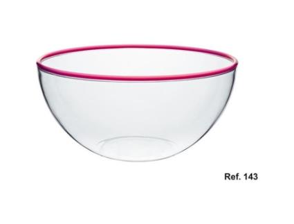 Saladeira Saturno Quadro de Cor Transparente 0 27 Cm Altura 13 Cm Capacidade 4 L Plástico de Qualidade Premium COSMOPLAST