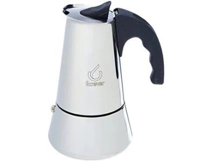 Forever kg121304 Cafeteira Expresso Miss Conny Compatível com Indução 6 Xícaras KAUFGUT