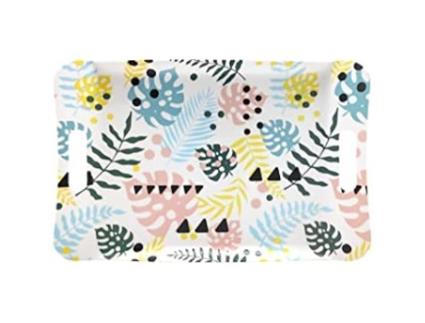 Bandeja para Bolo em Melamina MAITRE CHEF 31Cm X 21Cm Pastel Retangular Pode Ser Lavada na Máquina de Lavar Louça