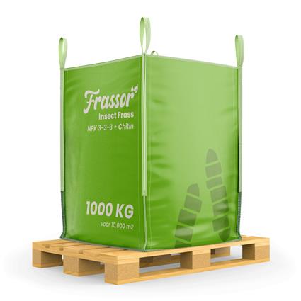 Frassor Insect Frass (Saco grande 1000 kg – para 10,000 m2) - Organifer