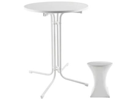 Mesa Alta Eren Dobrável com Capa 90X110Cm TECTAKE