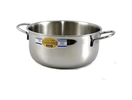 Panela Funda SACIM 2.M Induction 205 Eco Aço Inoxidável Multicolorido Tampa