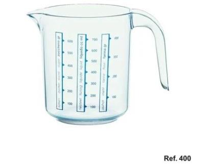 Medida Graduada Olympia com Cabo e Antiderrapante Plástico Premium Capacidade 0 750 L Diâmetro 10 Cm Altura... COSMOPLAST