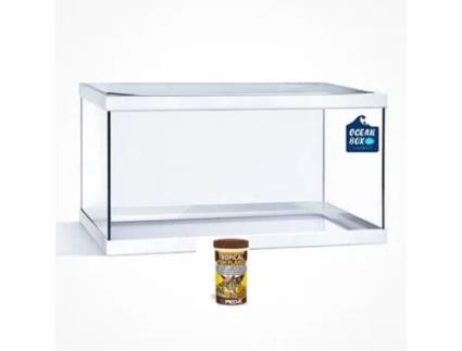 Aquário Vidro com moldura Branco 20 L.