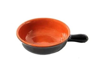 Tegame 1 M. Cm.24 VULCANIA Cozinha Metal Cilíndrico Adulto Máquina de Lavar Louça Preto