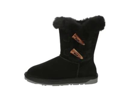 Botins de Mulher EVERAU AUSTRALIA Camurça Preto (41)
