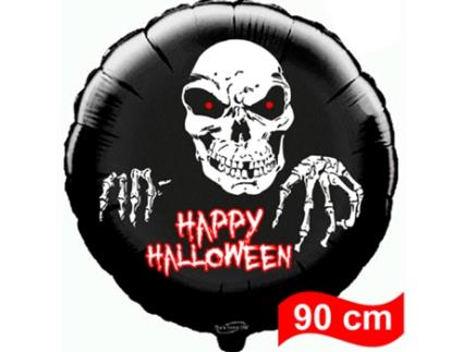 Balão de 90Cm Esqueleto Halloween BALAOMAIS