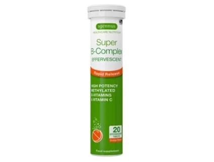 Igennus Super B-Complex Effervescent Orange Flavour 20's