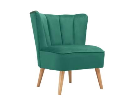 Poltrona de Tecido Design Vintage WE HOME 71X70X80cm