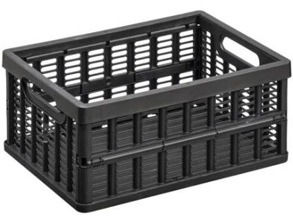 Caixa Dobrável NHG Pp 3 5 Litros Preta