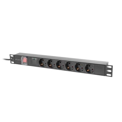 Lanberg Fita De Energia Para Rack Pdu-06f-0200-bk
