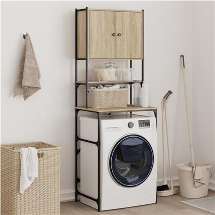 vidaXL idaXL Armário máquina lavar roupa 68x48,5x194 cm carvalho sonoma