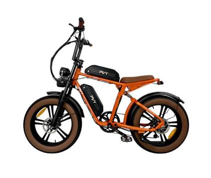 Bicicleta elétrica pvy x20 it - motor 250w bateria 48v15ah*2