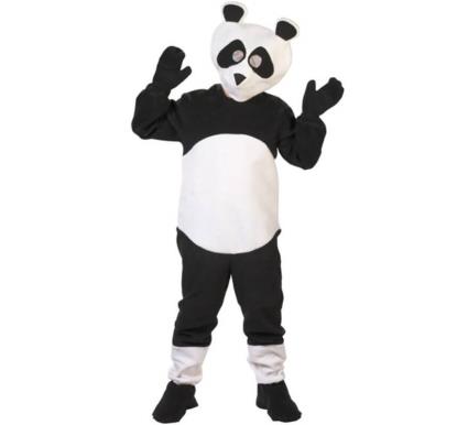 Fato de urso panda para adulto