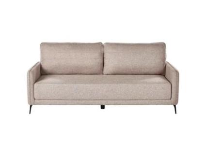 Sofá-cama BELIANI Heming de Poliéster Castanho 200x90x88