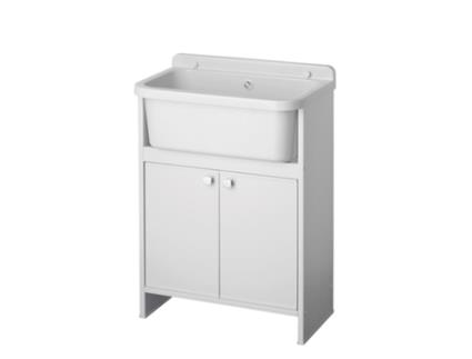 Unidade de Lavatório Exterior 55X34Cm 2 Portas Pancrazio 5001Pkc NEGRARI