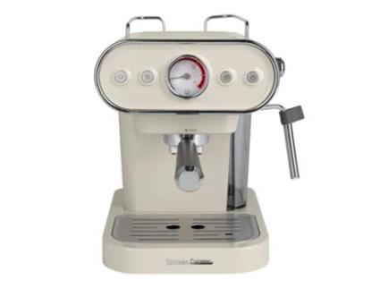 Máquina de Café Manual VINTAGE CUISINE (19 bar - Creme)