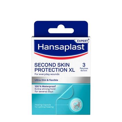 Hansaplast Second Skin Protection XL Pensos Hidrocolóides 3 unidades