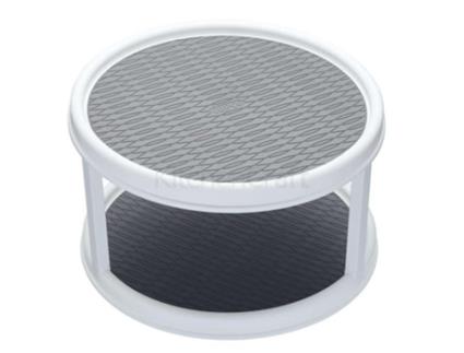 Solução de Armazenamento de Alimentos COPCO Double Layer White Lazy Susan
