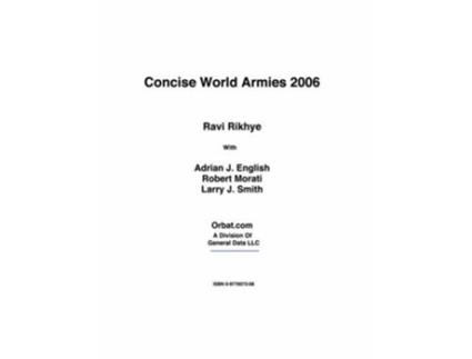 Livro Concise World Armies 2006 de Ravi Rikhye (Inglês)