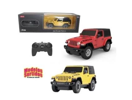 Jeep Wrangler Rubicon Rc Car 1:24 IMPORTACION (Idade recomendada: 3 anos)