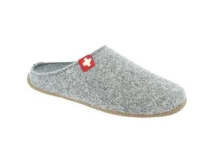 Chinelos de Homem LIVING KITZBÜHEL Lã Cinzento (46)
