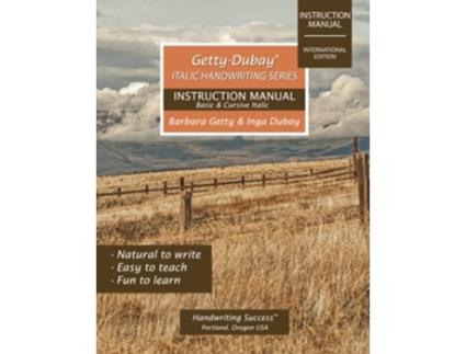 Livro GettyDubay Italic Handwriting Series Instruction Manual de Barbara Getty e Inga Dubay (Inglês)