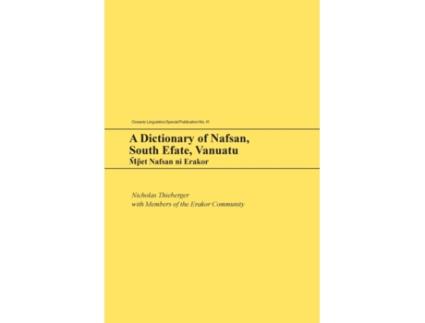 Livro A Dictionary of Nafsan South Efate Vanuatu de Nicholas Thieberger (Inglês)