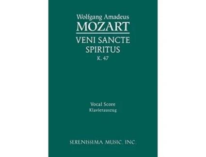 Livro Veni Sancte Spiritus K 47 Vocal Score Latin Edition de Wolfgang Amadeus Mozart (Latim)