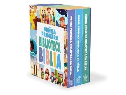Livro Box Minha Primeira Biblioteca Da Bíblia - Coleção Com 3 Livrinhos de King Books (Português)