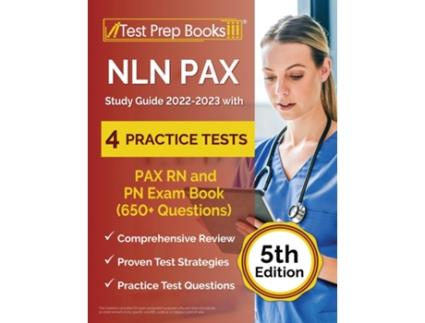 Livro NLN PAX Study Guide 20222023 with 4 Practice Tests de Joshua Rueda (Inglês)