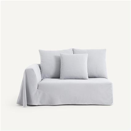 Meio-sofá de algodão e linho, Chill, Otto Studio For Am.pm