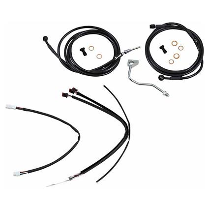Burly Brand Kit De Linha De Freio Harley Davidson 14´´ Gorilla Flh