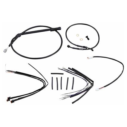 Burly Brand Kit De Linha De Freio Harley Davidson Fl 12´´ Tbar