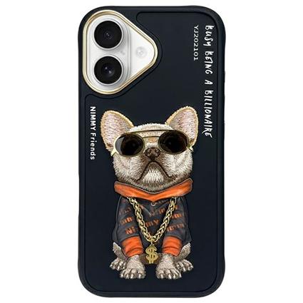 Nimmy Capa De Telefone Iphone 16 Com óculos Cool Dog