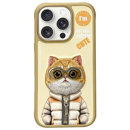 Nimmy Capa Para Telemóvel Iphone 16 Pro Gato 2.0 Legal E Fofa