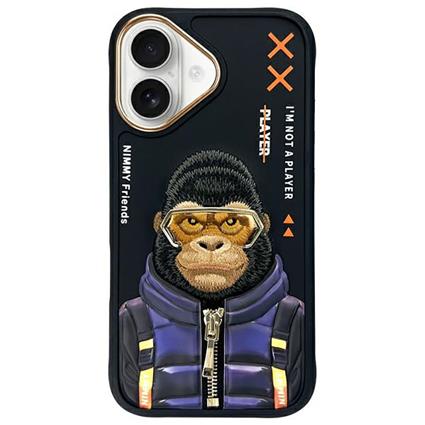 Nimmy Capa De Telefone Iphone 16 Cool E Cute 2.0 Macaco