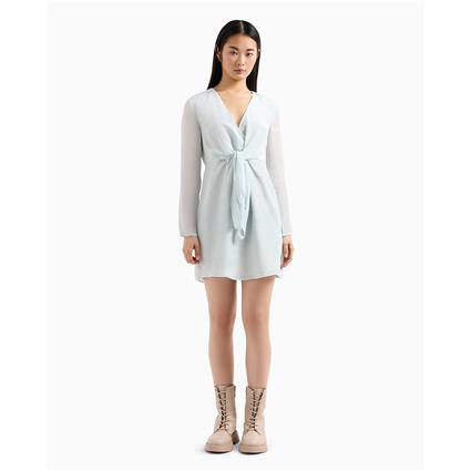 Armani Exchange Vestido Curto De Manga Comprida Xw000223_af10856