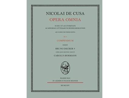 Livro Nicolai de Cusa Opera omnia Nicolai de Cusa Opera omnia German Edition de Nikolaus Von Kues (Alemão)