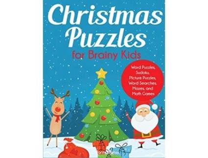 Livro Christmas Puzzles for Brainy Kids de Dylanna Press (Inglês)