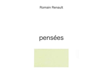 Livro pensées de Romain Renault (Inglês)