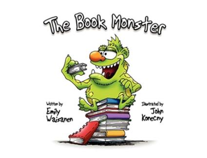 Livro The Book Monster de Emily Waisanen (Inglês)