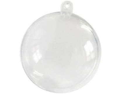 10 Recipientes de bolas transparentes 5cm - REF/2969 SANTEX