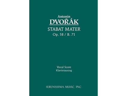 Livro Stabat Mater Op58 Vocal score Latin Edition de Dvorak Antonin (Latim)