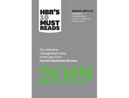 Livro HBRs 10 Must Reads 2019 de Harvard Business Review, Joan C Williams et al. (Inglês - Capa Dura)